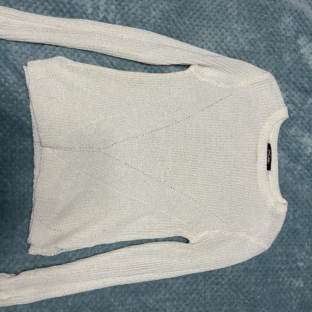 Thin White Sweater